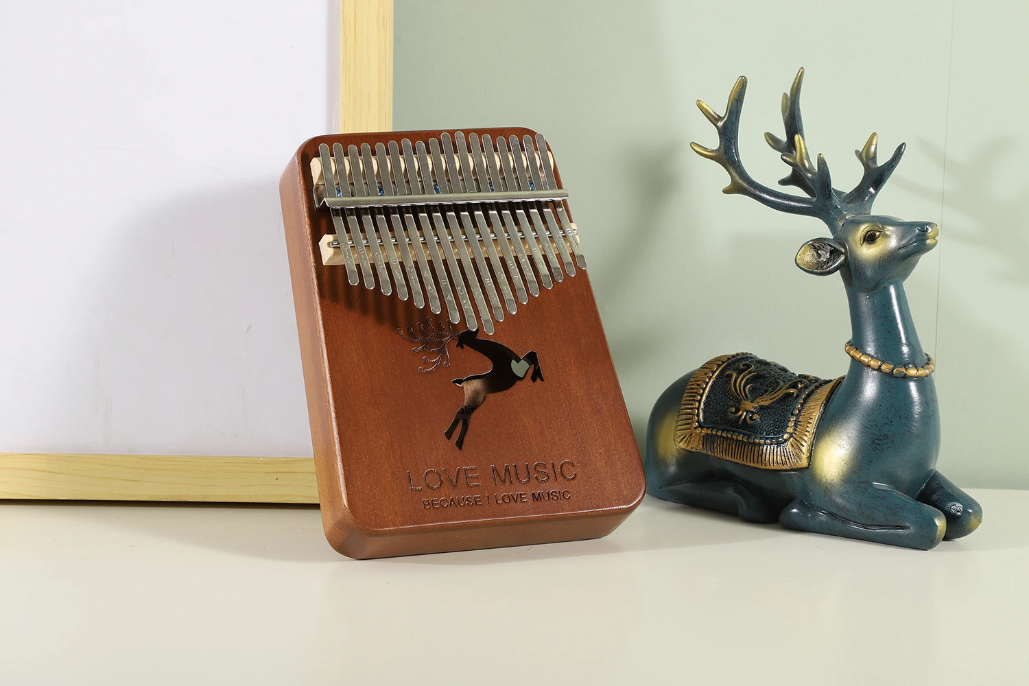 Лидер продаж Деревянное пианино kalimba для начинающих 17 клавиш