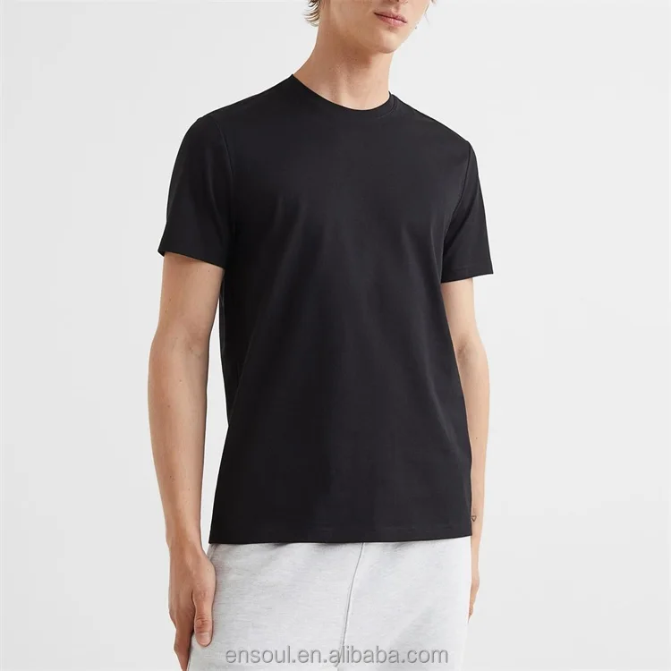 Manufacturers China High Quality Plain Wholesale Basic Supima T Shirt Pima Cotton T-Shirt For Men