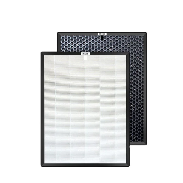 Water Resistant Fiberglass Media High Dust Capacity Medium Hepa Efficiency H13 H14  Mini-pleat Air Filter