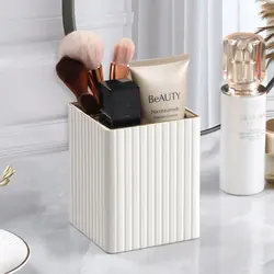 Органайзер для ручек MAVOBO из искусственной кожи с двумя отделениями, роскошный настольный офисный держатель для ручек из искусственной кожи