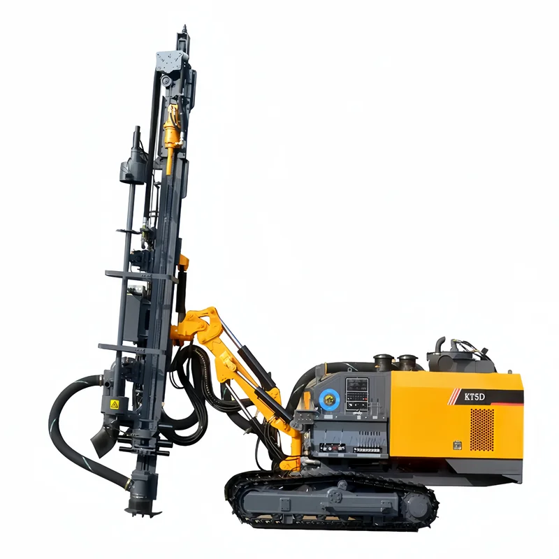 KT5H Mining crawler drilling machine automatic integrated down the hole drill rig for mining
