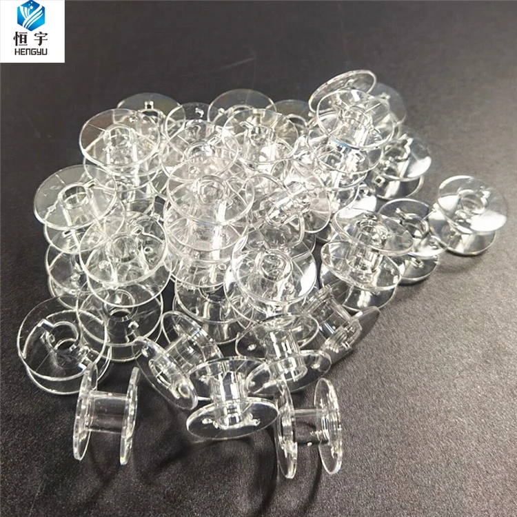 Custom ABS PS PC color&size Small Plastic Bobbins /Plastic Wire Spool for silk ribbon