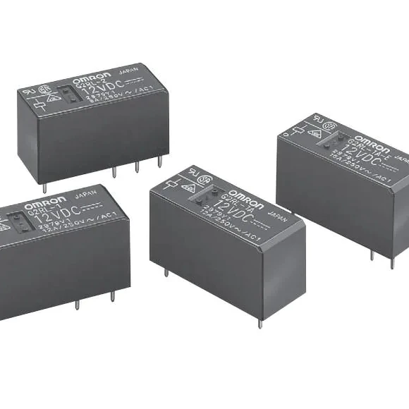 G2RL-2-ASI 5V 12V 24V 48V DC 8A DPDT (2c) 15.7mm Thin Power Relay