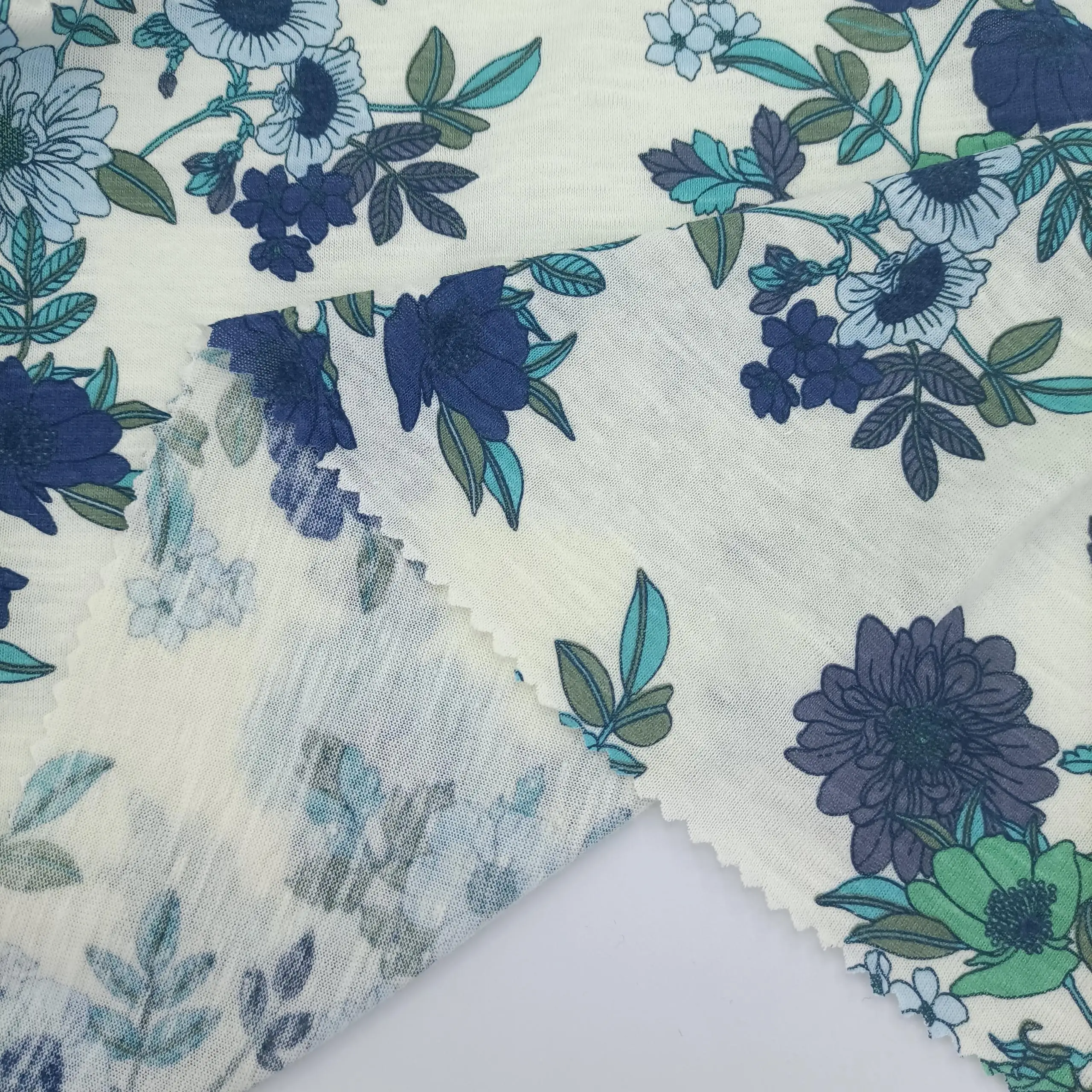 Fashionable High Quality 140 Gsm Linen Jersey Fabric Jersey Fabric T-Shirt Printed Linen Fabric