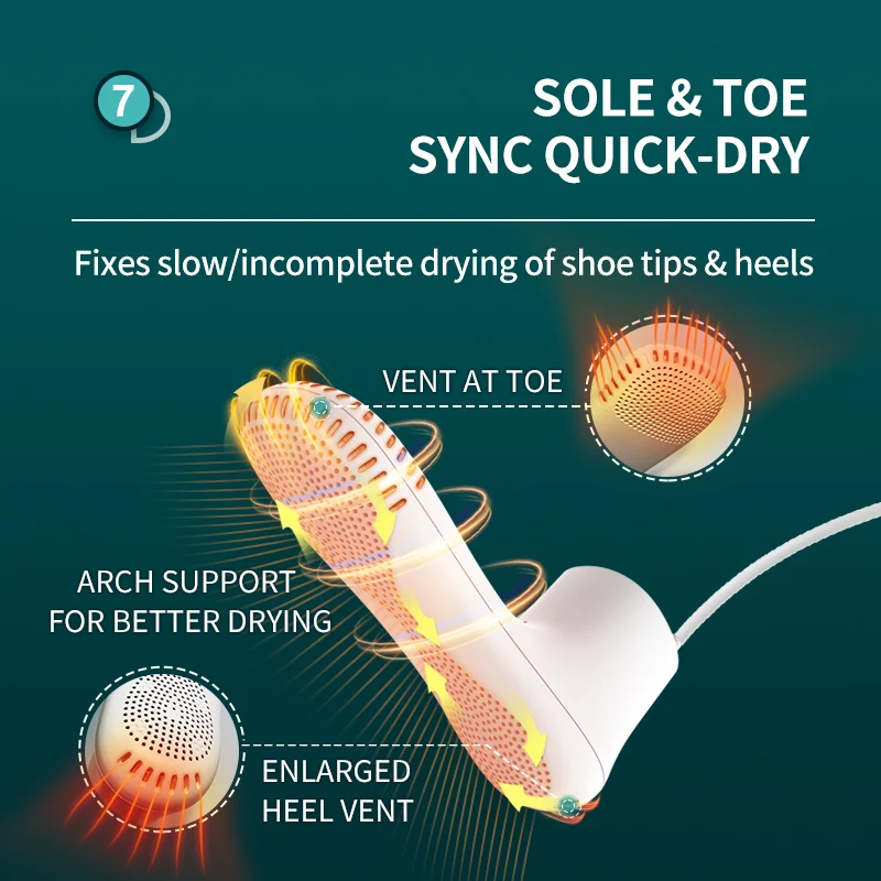 New design quick dry timer function electric shoe dryer machine automatic shoe and footwear dryer machine for home use