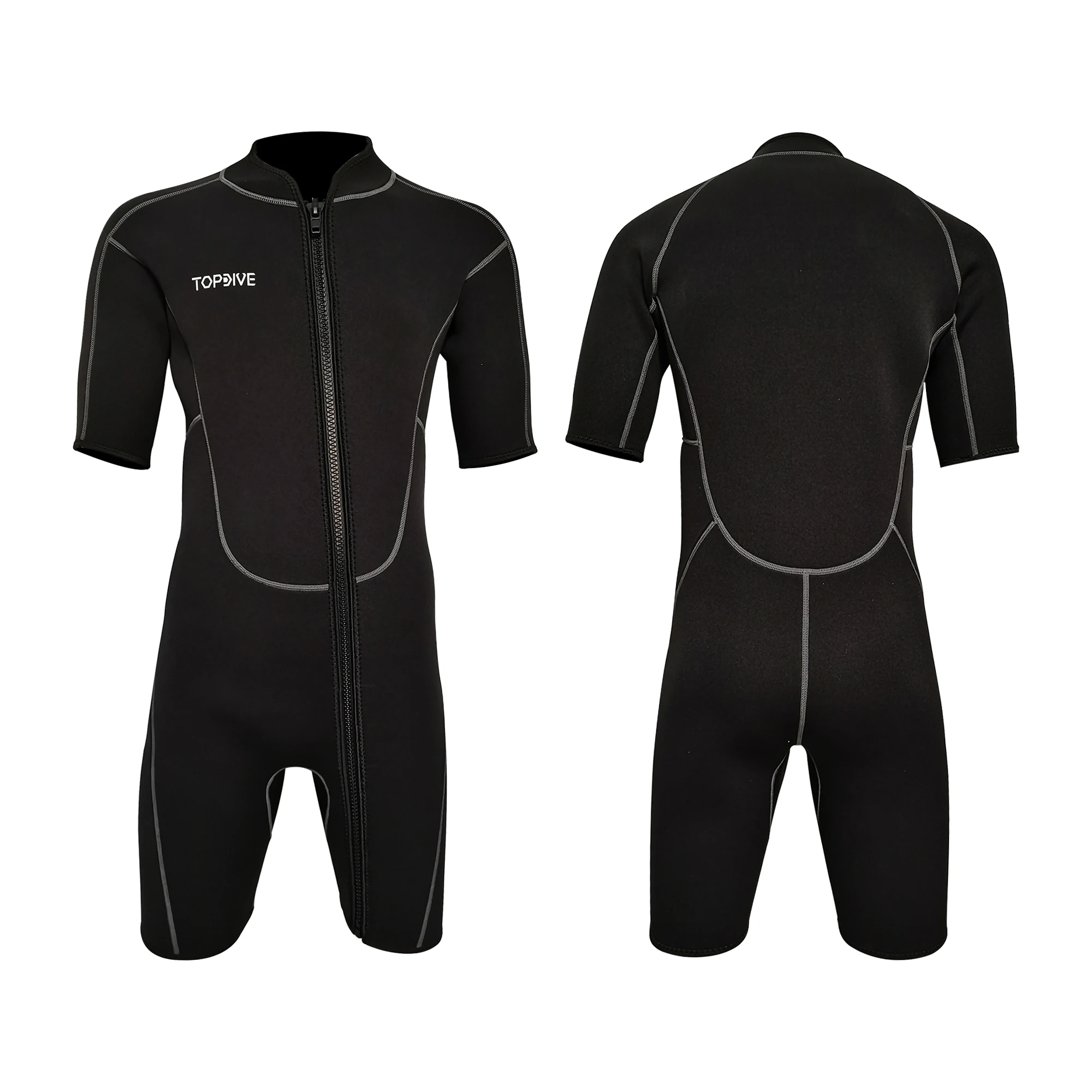 3mm 4mm 5mm Short Sleeves Short Legs Shorty Wetsuits Custom Surfing Swimming Freediving Diving Keep Warm Neoprene Wetsuit
