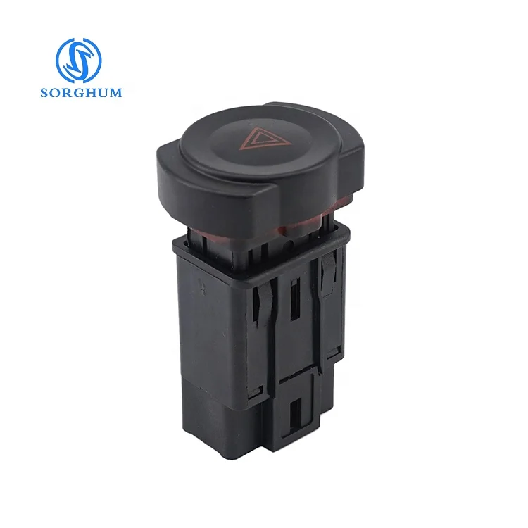 Sorghum 8200602232 2591000QOC Car Hazard Warning Light Switch For Dacia Duster Sandero 2008 2015 For Renault Aprio 2007 2010