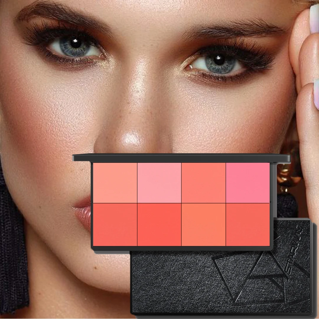 DIY 8 Color Cream Blush Multipurpose Makeup DIY Blush Low MOQ DIY Private Label Blush For Professional Makeup
