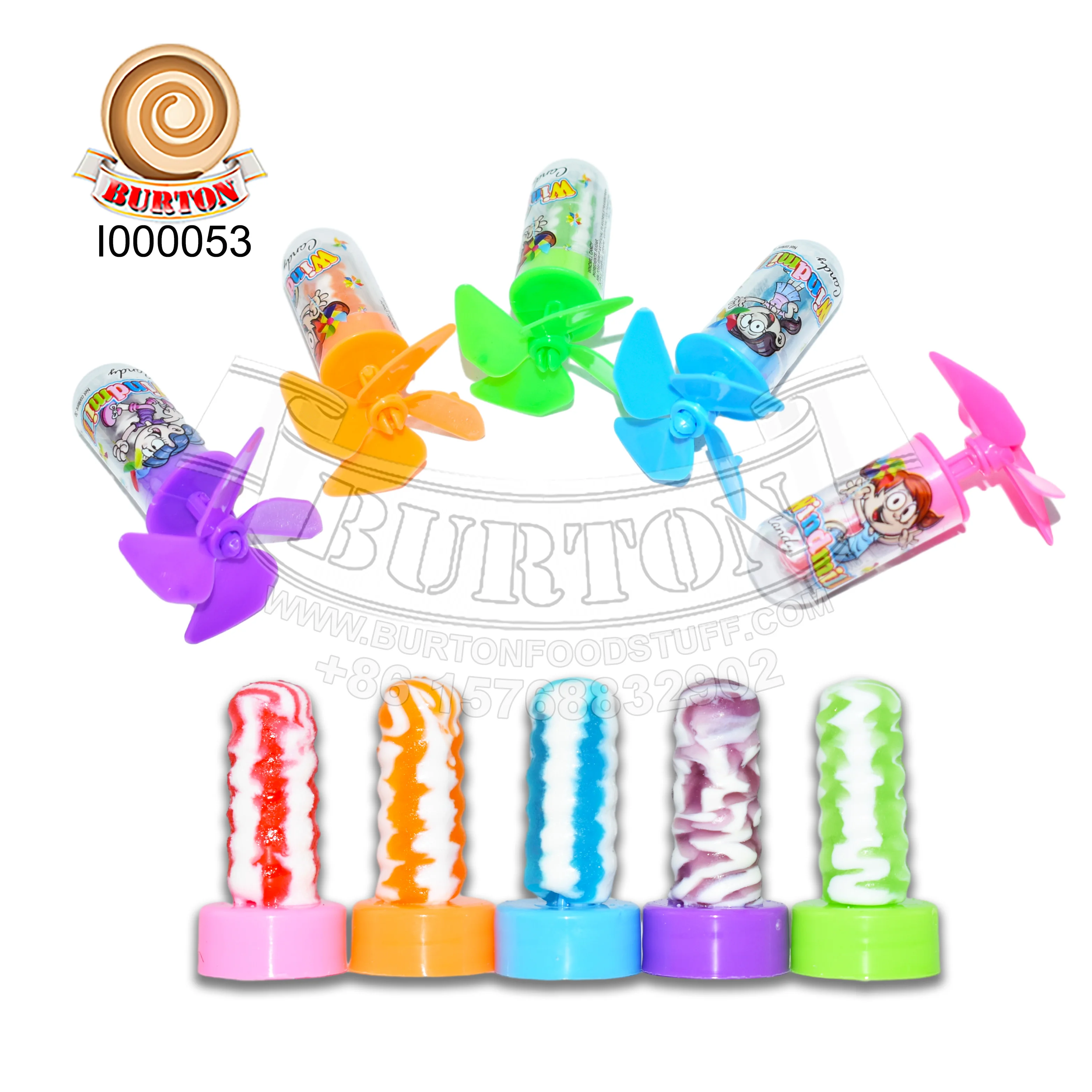 New product halal colourful sweet blowing wind leaf hard candy with colorful fruit flavor toy candy