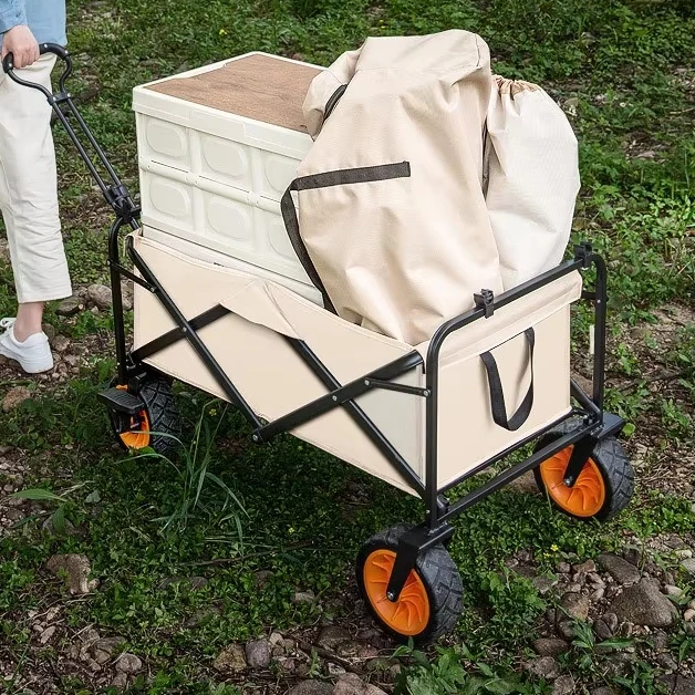 Very durable all-terrain folding cart and wagons carts  with outdoor wagons cart