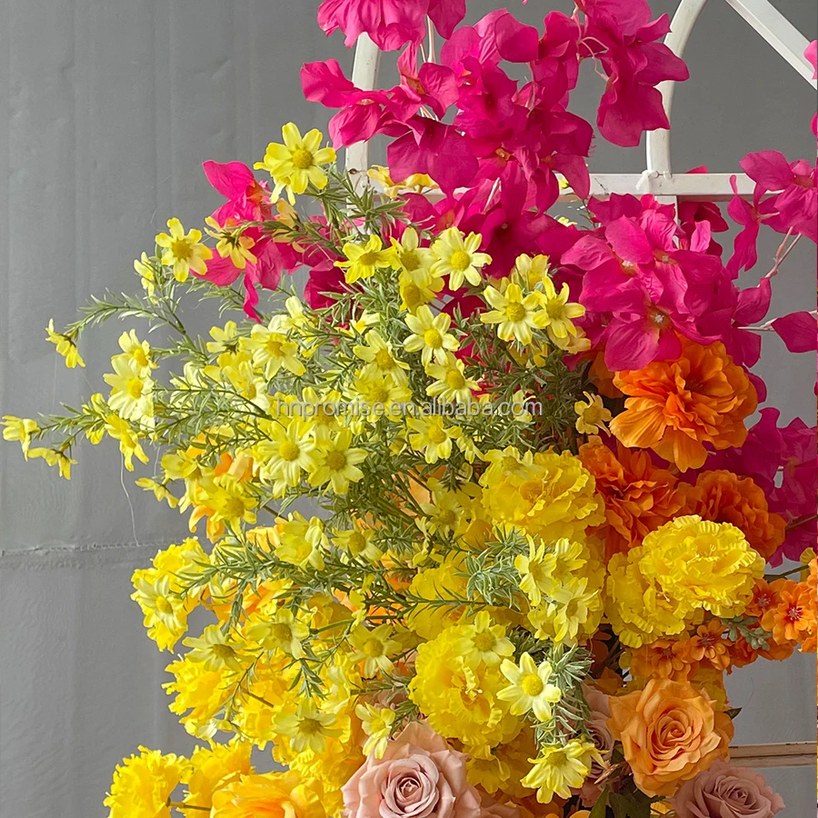 Promise Artificial Wedding Arch Decorated Flower Arch For Wedding Background Wedding Decoration