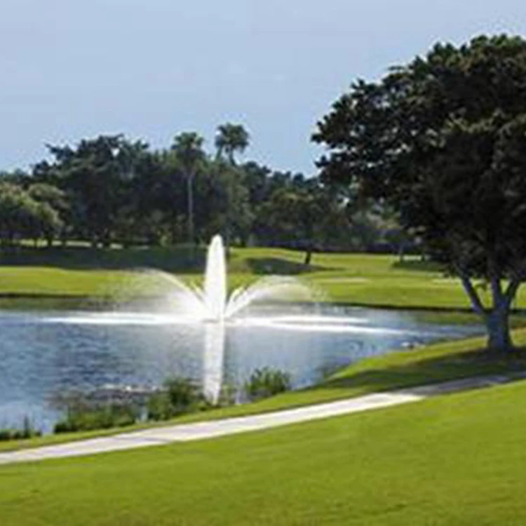 FREE DESIGN Flower Shape Pool Small Floating Portable Golf Course Water Fountain