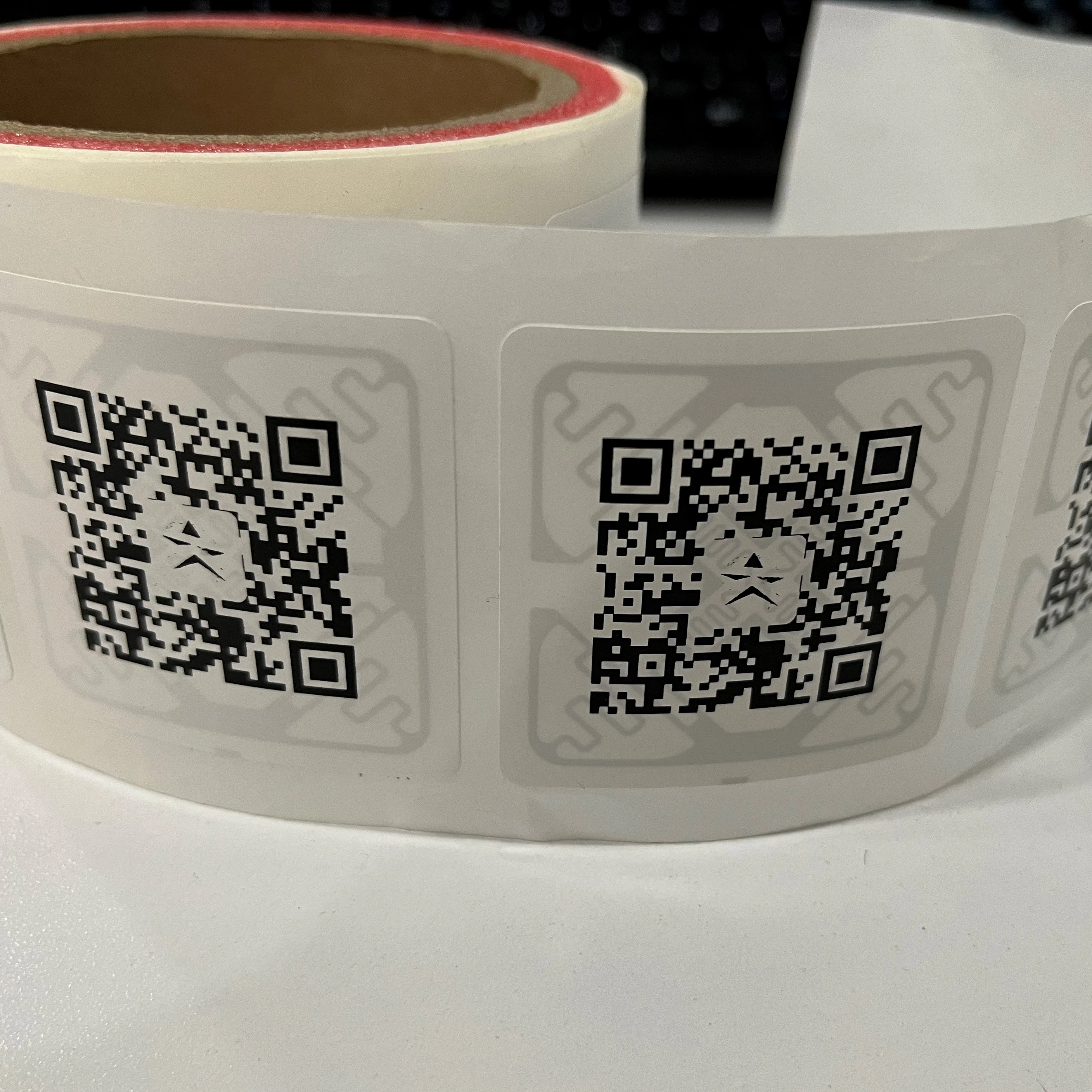 uhf white label uhf group management blank sticker printable for asset management or smart identify