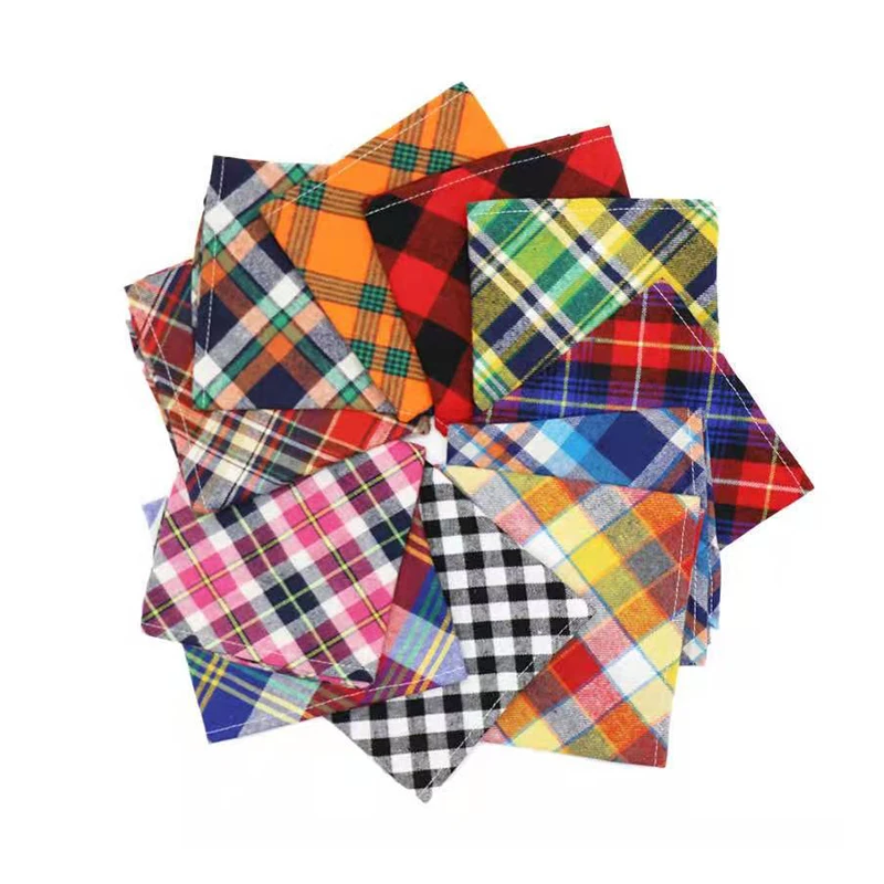 29 Patterns Printed Triangle Dog Collar Custom Big Dog Bandana