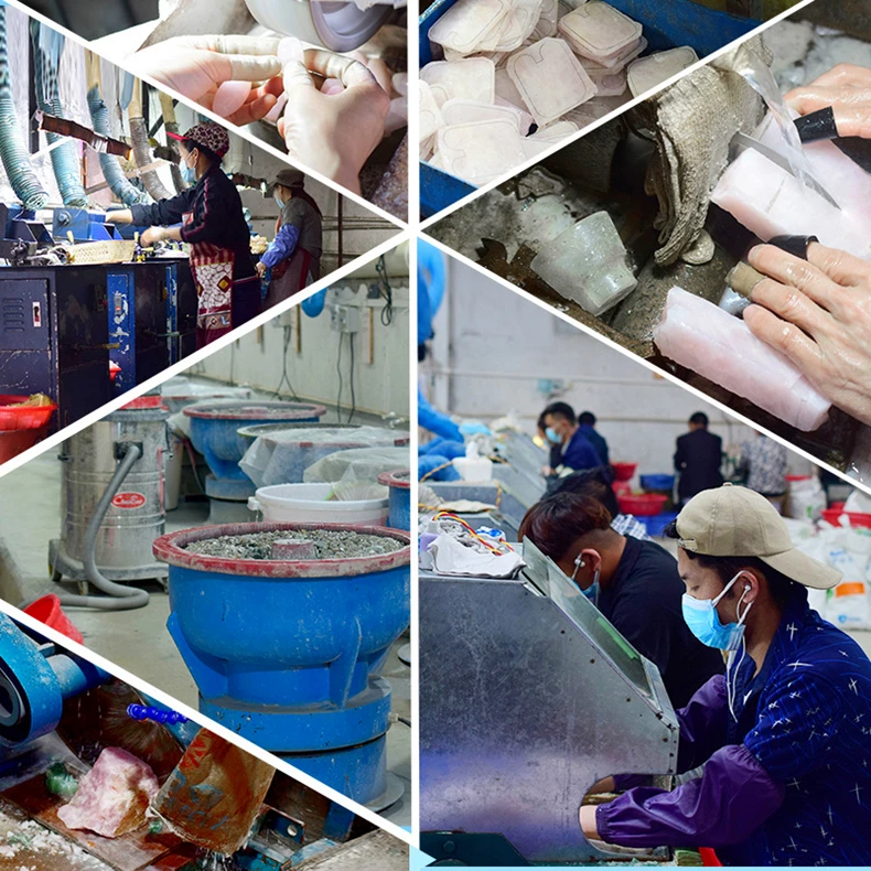 With Gua Sha Board 100% Natural Original Jade Rose Quartz Face Massager Jade Roller Set Pink Rose Jade Roller