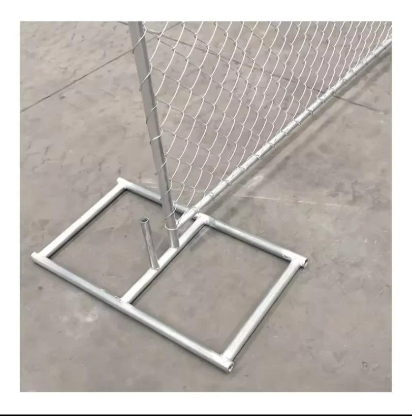 American Galvanized Removable Diamond Chain Link Temp Fencing 6X12 Portable Construction Site Temporary Fence Panel