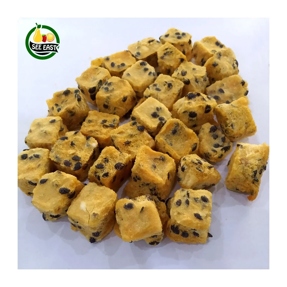 China fruit manufacturer healthy frozen dried fruit tea ingredient freeze dried passion fruit chunks