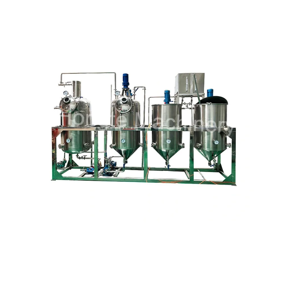 Sunflower Seeds Oil Refining Plant Refining Machine Peanut Oil Refinery Machine Oil Processing