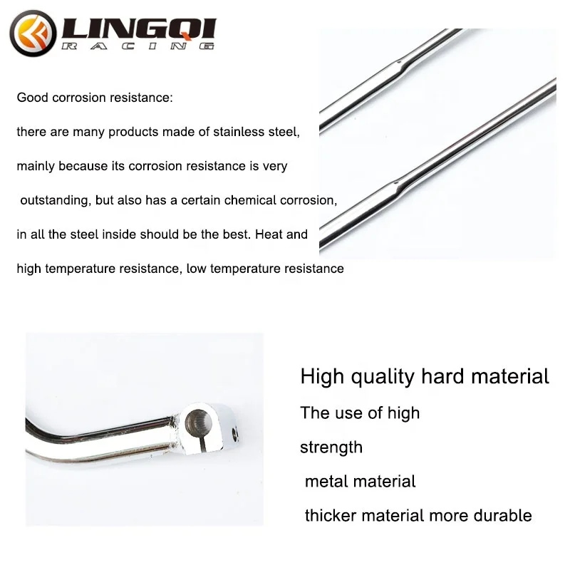 LINGQI Racing ATV Hand Gear Shifter Shift Lever 310mm 555mm Knob Shifter Head For Motorcycle 50cc-250cc Quad Dirt Bike Scooters