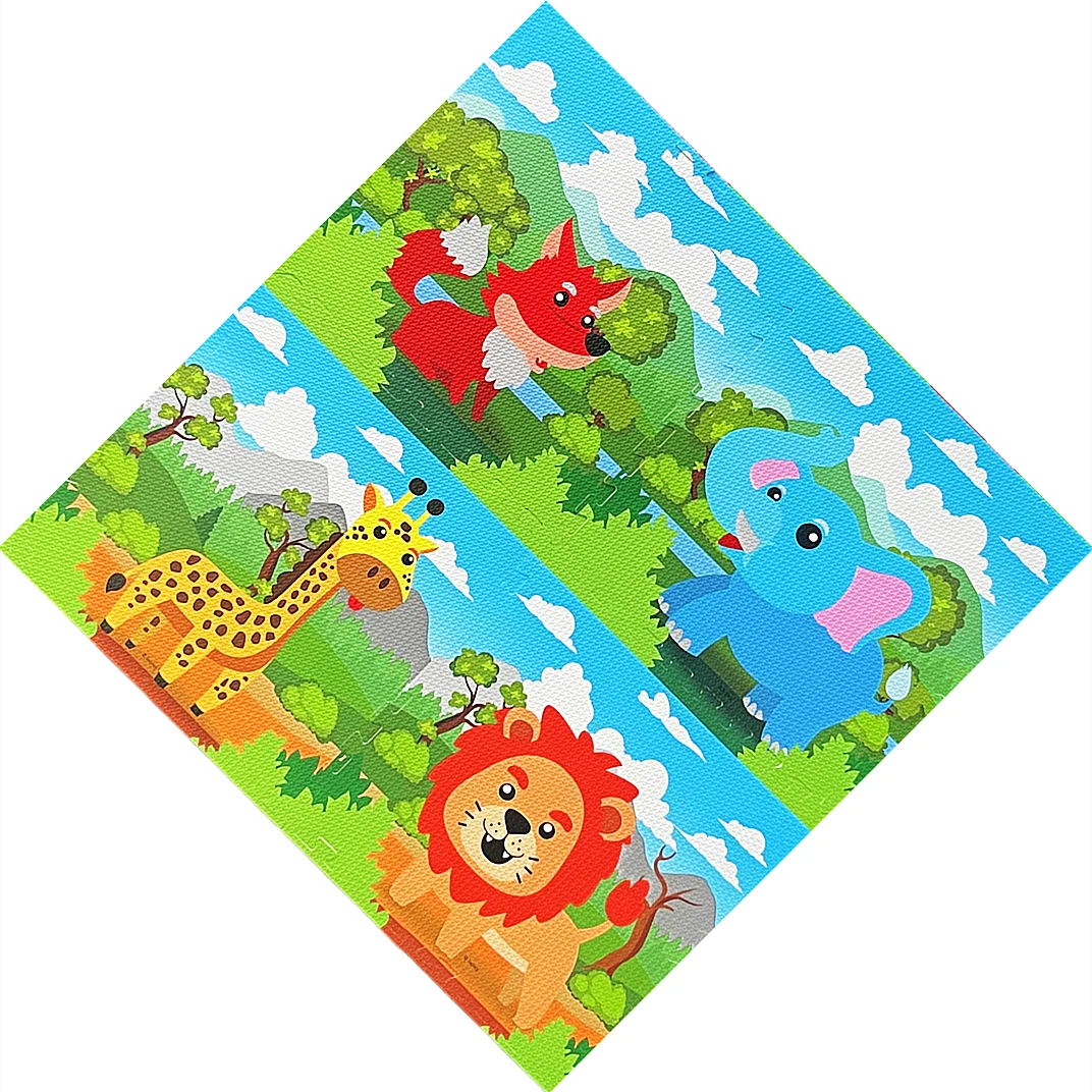 Kids Eva Foam Puzzle Floor Play Mat Baby Tatami Kids Puzzle Animal Waterproof Kids Playmats Puzzle Eva Foam Mat