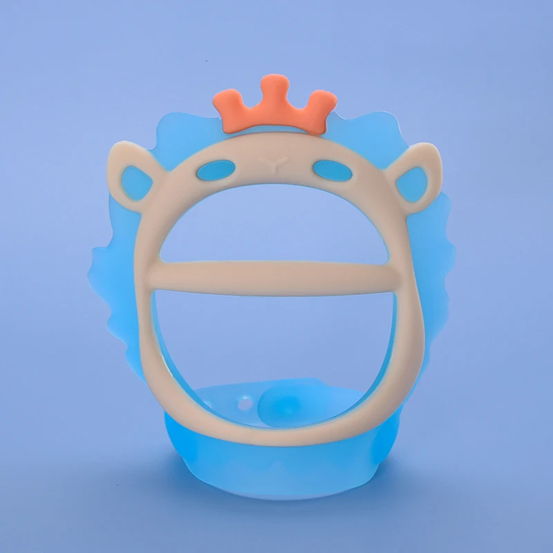 Lion Animal Teether Food Grade Silicone Baby Teether Toy Bracelet Teething Ring Silicon Teether BPA Free