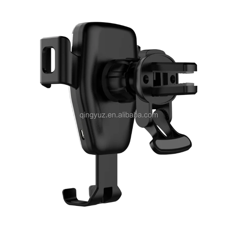 10W Qi Fast Car Air Vent Outlet Automatic Sensor Air Vent Mobile Smart Cell Phone Wireless Charging Charger Holder Mount