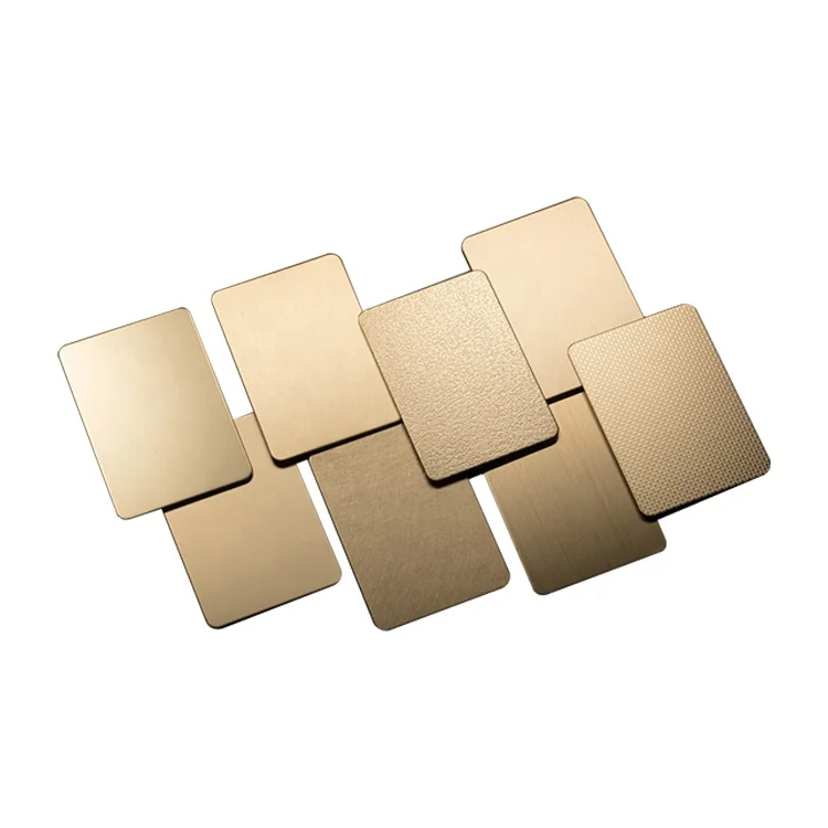 Яркий цвет золото/розовое золото нержавеющая сталь pvd покрытием простыни для интерьера внешней отделки