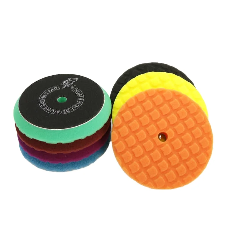 Scaly 5 Inch Auto Foam Polishing Pad Foam Durable Polish Pad Sponge Waxing Buffing Pad Kit