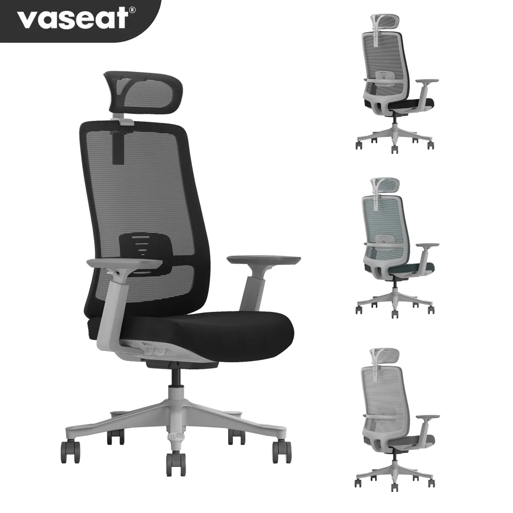 Vaseat V1-GH Factory Direct Comfortable Home Office Chair Modern Lift Adjustable Headrest Chair Metal Nylon Aluminium Foam