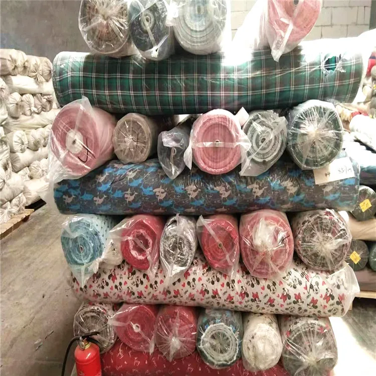 stock lot China manufacture factory  Custom design flannel fleece blanket fabrics textiles cartoon print fabric for baby bedding
