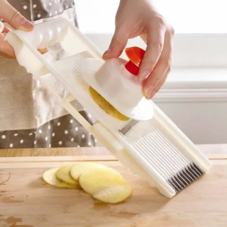 6Pcs/Set Potato Carrot Grater Steel Blade Manual Fruit Peeler Chopper Garlic Press Kitchen Gadgets Vegetable Slicer Cutter