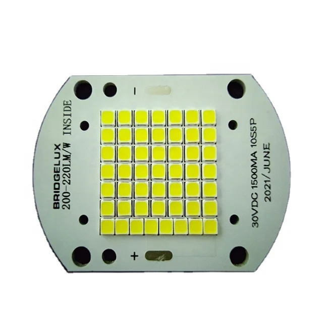 Макс 200 лм/Вт 50 Вт светодиодный smd доска с Bridgelux 3030