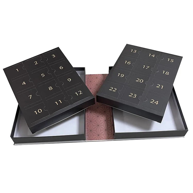 luxury handmade empty advent christmas calendars with blister