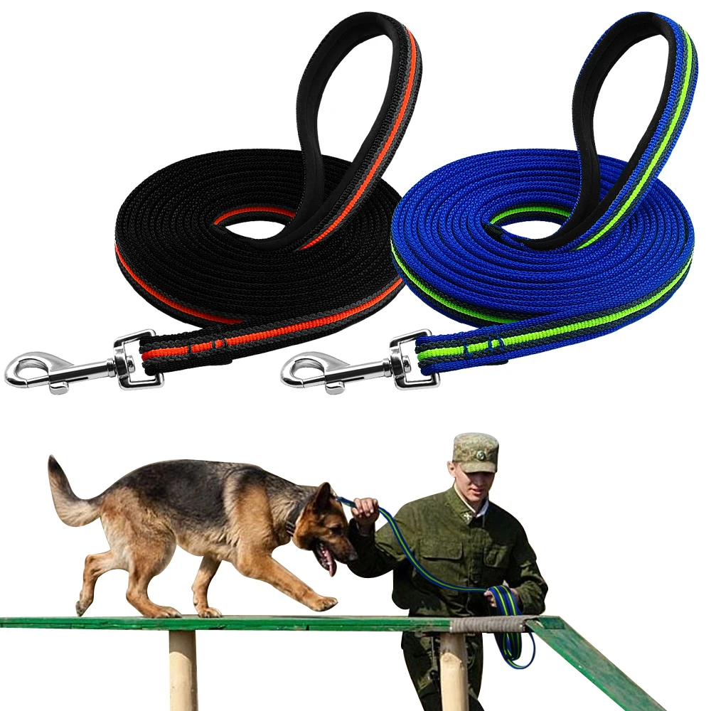 Nibao Nylon Rubber Anti Slip Grip Thread Non Slip puppy long  Leash
