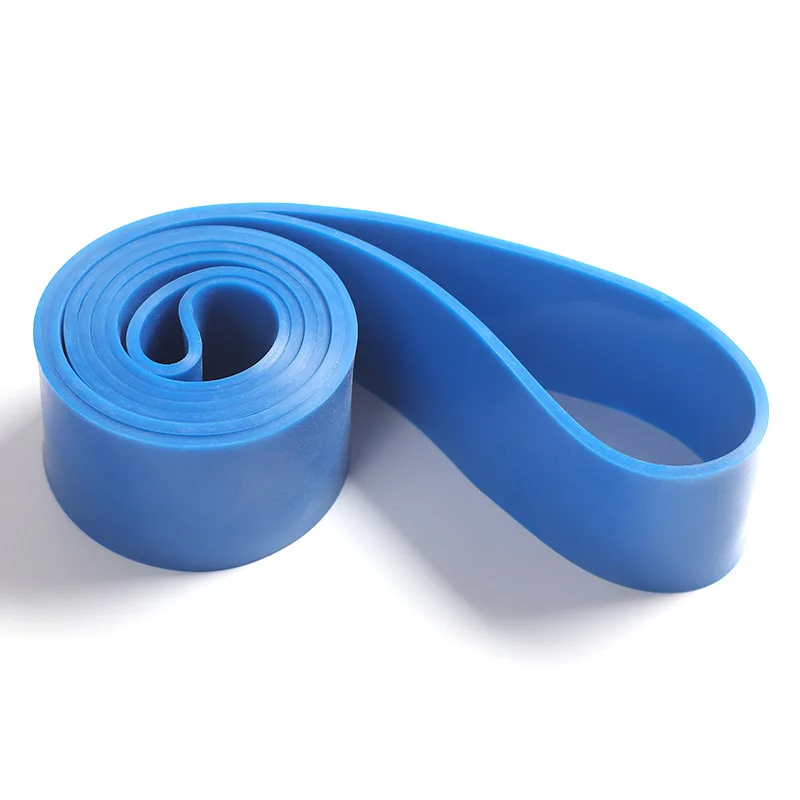 100% Natural Latex Yoga Elastic Stretch Bands Custom Resistance Various Colors Thick Loop for Sports Gym Fitness Exercise