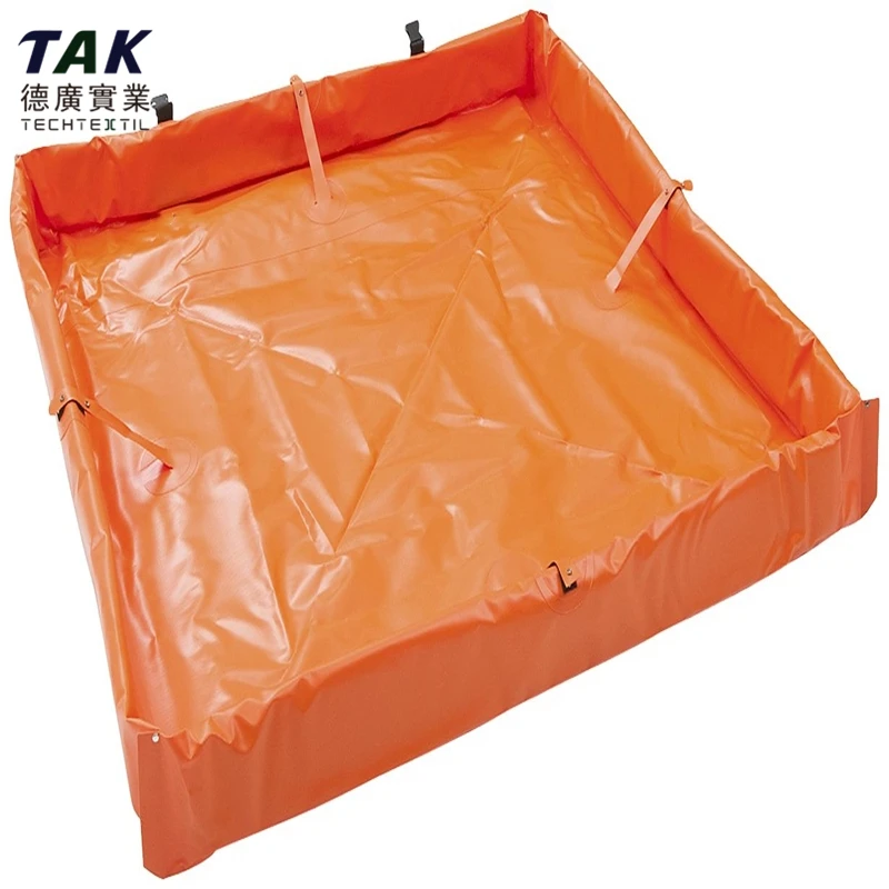 TAK Reliable and high quality Oil Spill Containment Berms Custom-made Flexible Liquid Spill Containment Berms