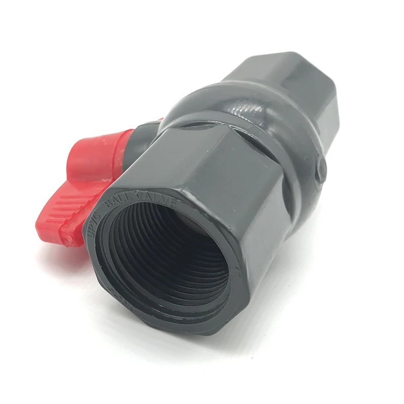 High Working Pressure PN16 Octahedral PVC Thread Ball Valve With 1/2' - 4' Size