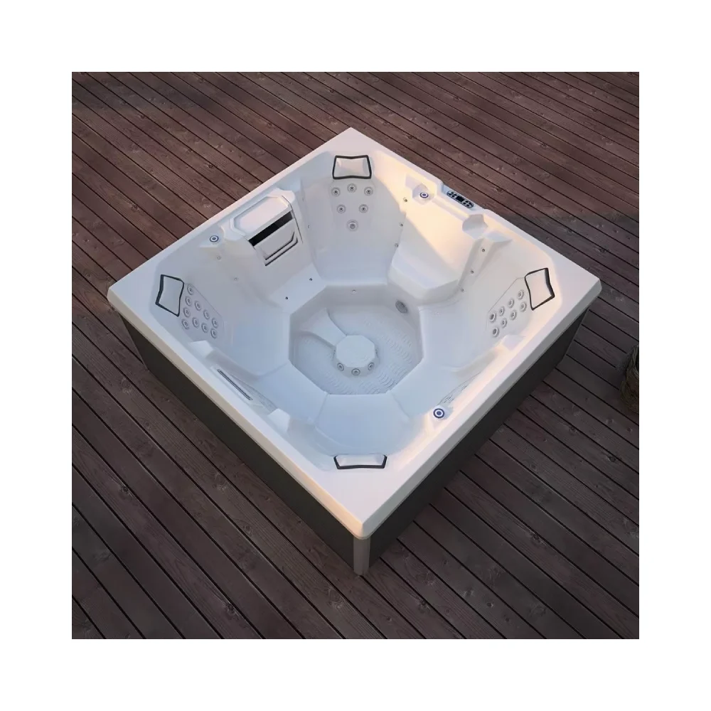 Outdoor 7 Person Acrylic Whirlpool Bathtubs Massage Hydro Hot Spas Big Tub Spa Tubs Balboa Hot Tub