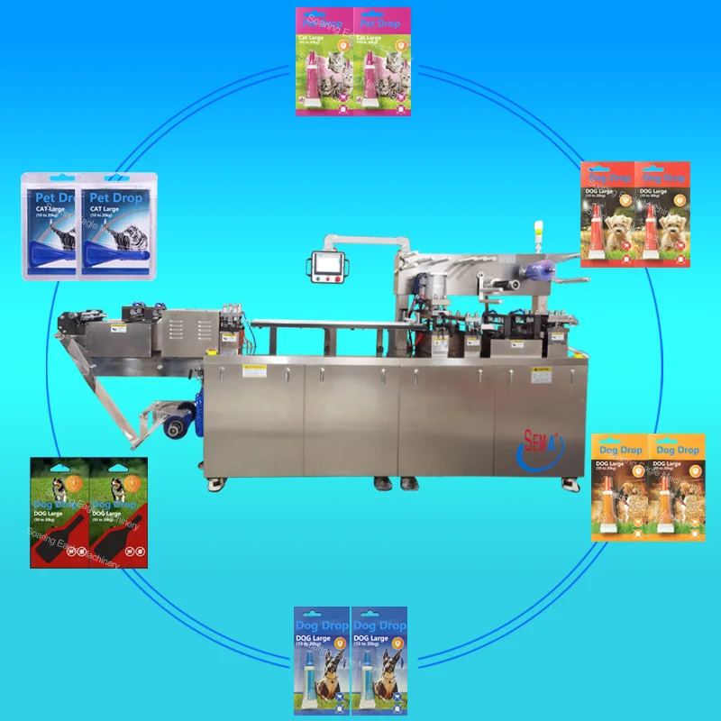 Liquid Aluminum Plastic Blister Packing Machine for Pet Dog Drops blister pack machine
