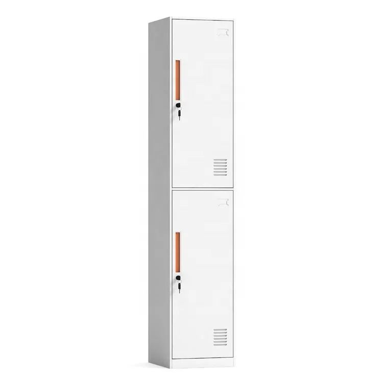 Huiyang Single Locker Metal Wardrobe with 2 Doors Steel Cabinet Vertical Locker With Drawer