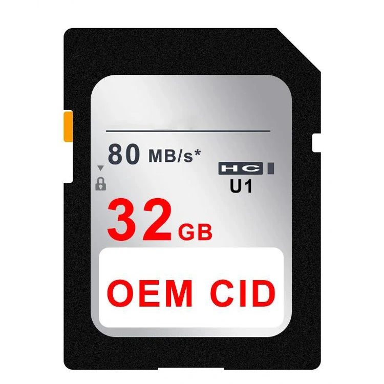 Goode Die High Speed C10 U3 Custom Cid SD Card Changed Cid 8GB 16GB 32GB 64GB Memrory Changeable Cid SD Card