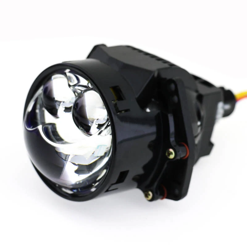 car 3.0inches 75W Led Projector Bifocal Lens Headlight Laser In Matrix Non-destructive Universal H4 H7 9005 9006 6000K Upgrade