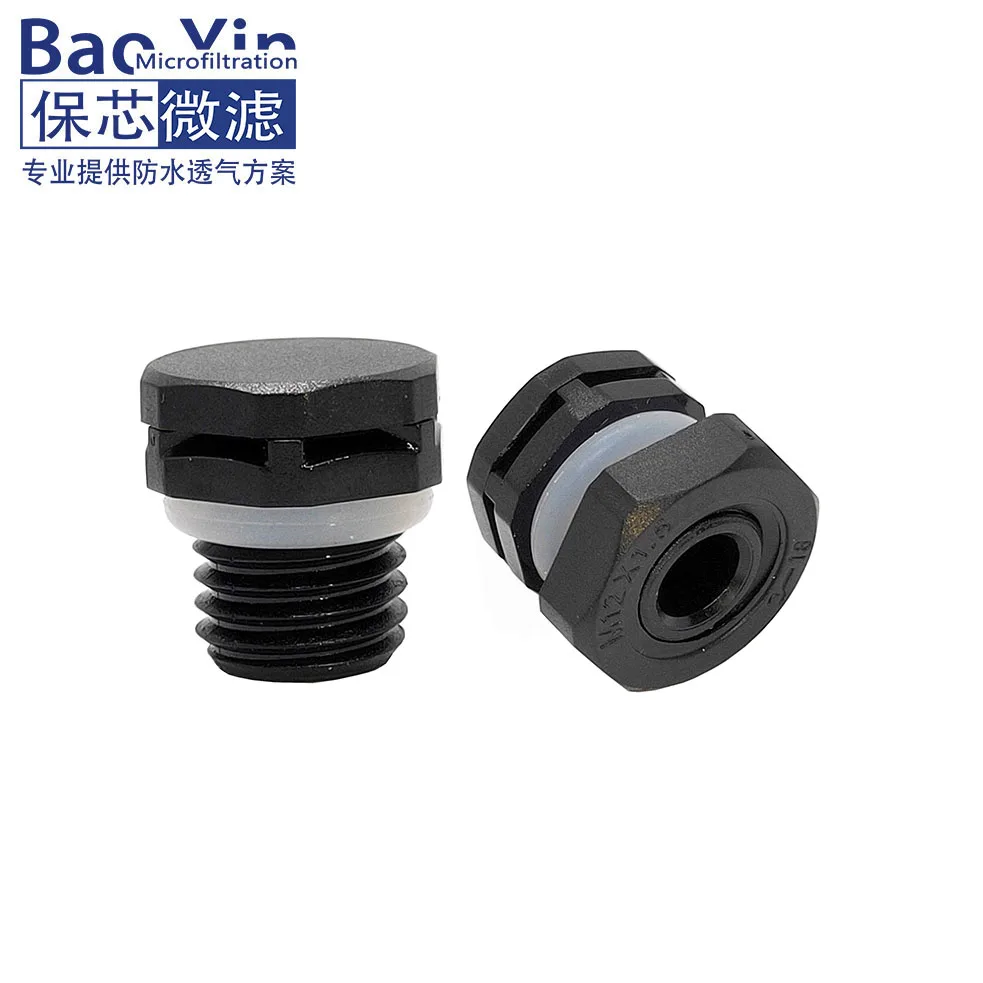 Pressure Release Valve M12*1.5 Thread  plastic Screw Protective Vents