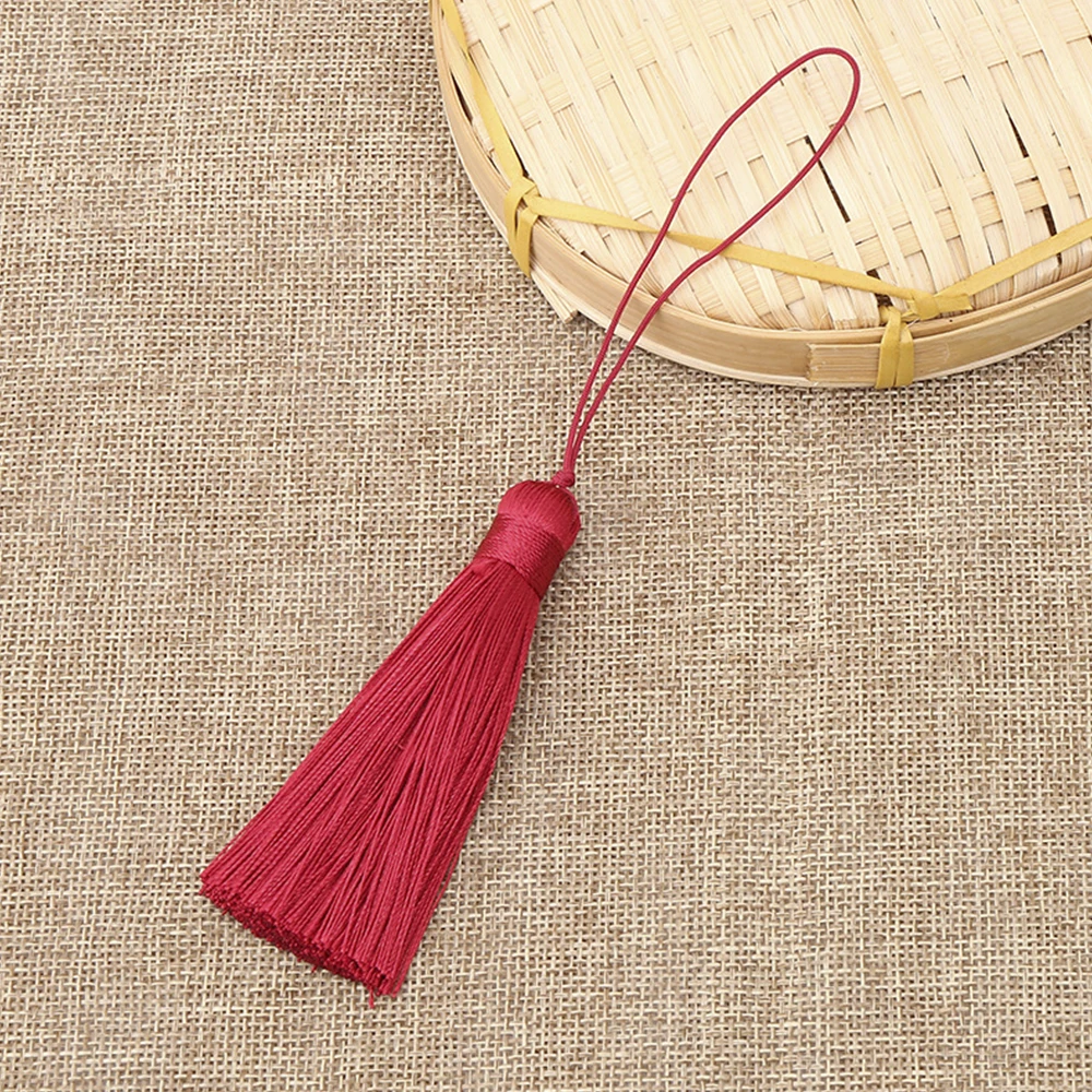 China wholesale Curtain Tassel Fringe cufflinks logo tassel