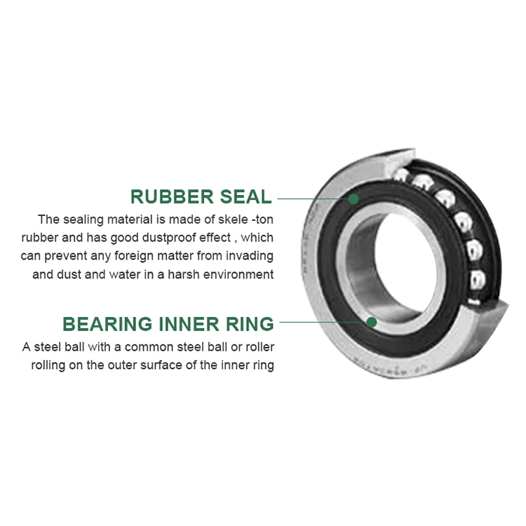 Bearing Accessories Stainless Ball Bearing Swivel Plate Deep Groove Ball Bearing 6304