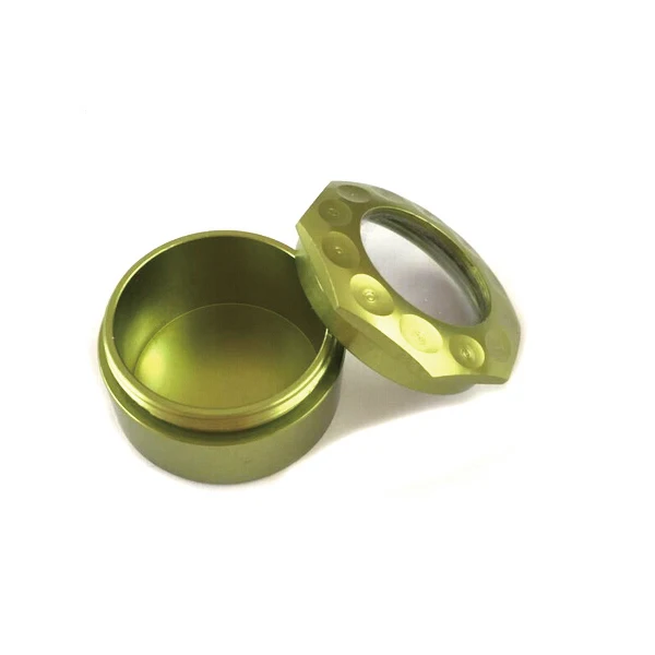 Customized CNC Machining Aluminium Parts Cylindrical Anodized Box  Bracket for Bicycle Accessories