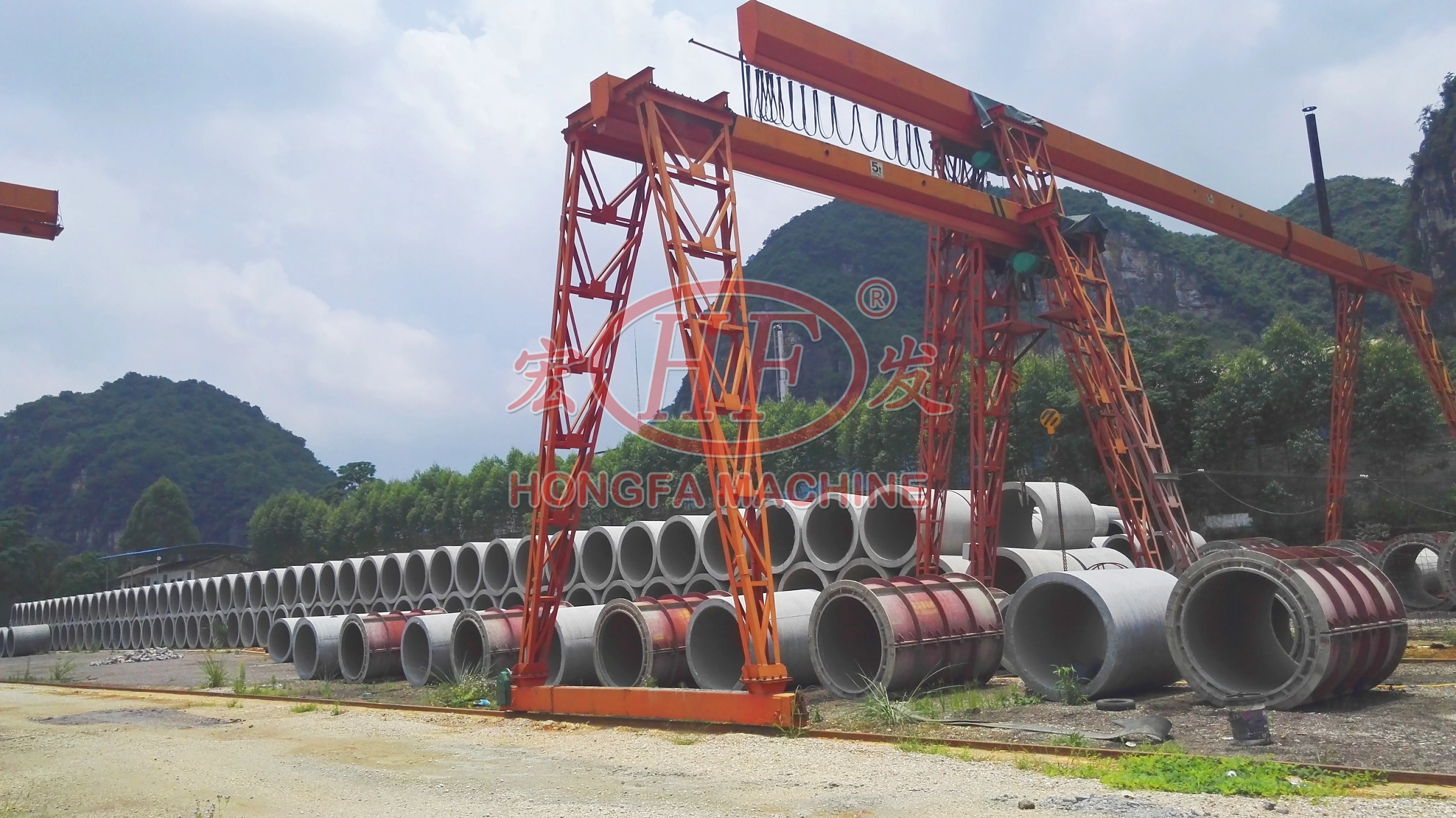 Automatic Centrifuga  RCC Pipe Making Machine Customized Casting Culvert Mould Concrete Pipe Production Machine