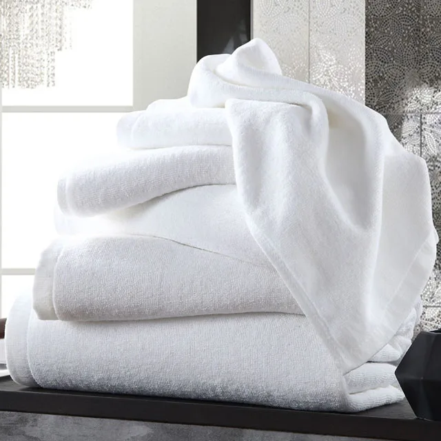cheap price 100% cotton 500gsm 21s/2 white face towel for hotels