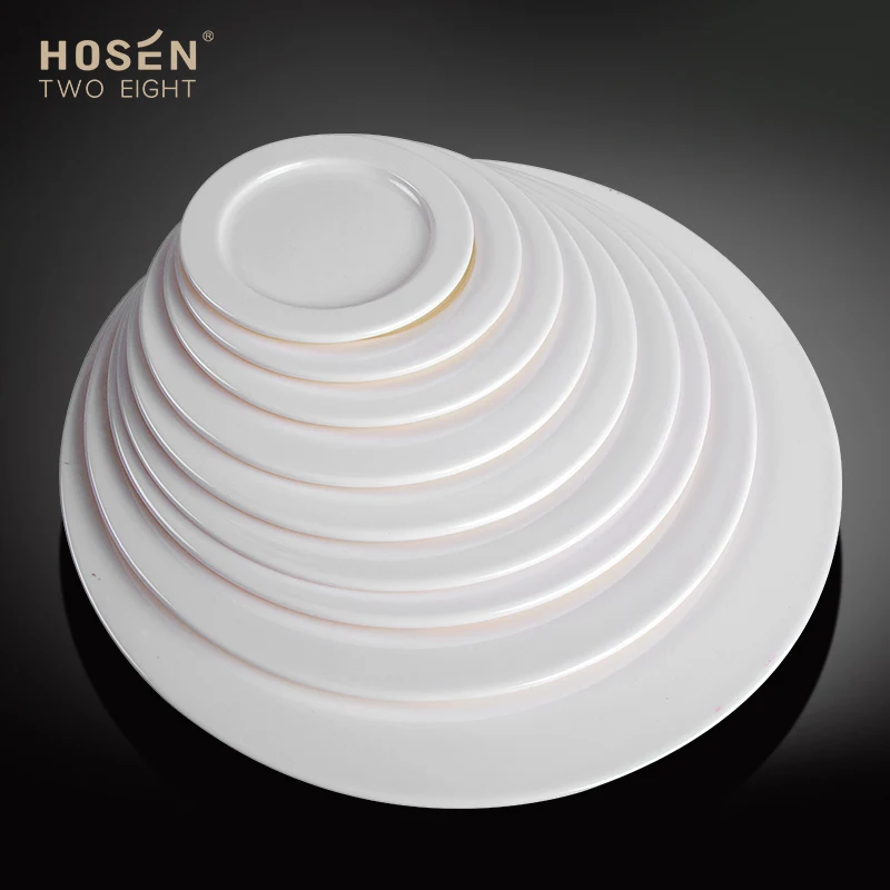 Еда безопасная обеденная тарелка меламин, заводская цена декоративные пластиковые тарелки