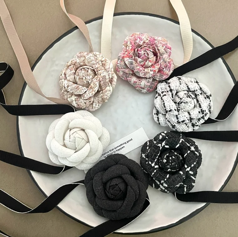 Женское винтажное ожерелье с подвеской в виде цветка